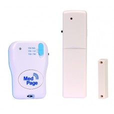 Wireless door security alarm with radio pager MPPL-DCKIT 