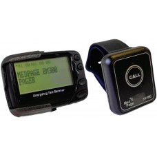 BC346-EM300 Waterproof fall detection bracelet with call button and data message pager