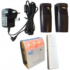 FT47C-DRX 2023 Photoelectric Break Beam Alarm with Portable Alarm Receiver