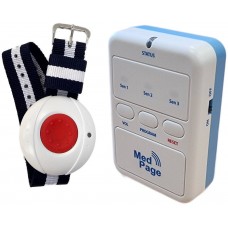 MP31-ERTX Waterproof SOS Call Pendant with 3-Channel Radio Pager