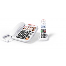 Swissvoice Xtra 3155 Dual home phone system with photo dialling and senior friendly features 